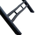 Badou folding bamboo table black 150x80x77cm - Слика 5