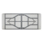 Rodeo catering table folding-suitcase white 240x76x74cm - Слика 3