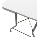 Rodeo catering table folding-suitcase white 240x76x74cm - Слика 6