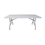 Catering-conference table Aprilia white one-piece surface 152x76x74cm - Слика 2