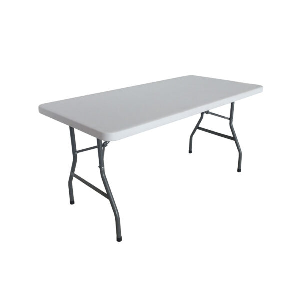 Catering-conference table Aprilia white one-piece surface 152x76x74cm