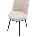 Chair Farell fabric grey antique-black leg. - Слика 6