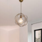 Ceiling light PWL-0980 golden E27  D28x75cm - Image 2