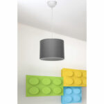 Ceiling light PWL-1115 Ε27 grey-white D22x16,5cm - Слика 2