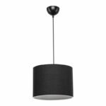 Таванска светилка PWL-1115 Е27 црна D22x16,5cm