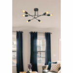 Ceiling light PWL-1122 Ε27 black D61x25cm - Слика 2