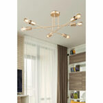 Ceiling light PWL-1122 Ε27 gold D61x25cm - Слика 2