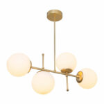 Ceiling light PWL-1128 Ε27 golden 70x20x35cm - Слика 3