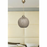 Ceiling light Leshia Ε27  brown D26x26cm - Image 2