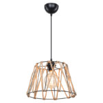 Ceiling light PWL-1160 E27  black-ropa 31x23.5cm
