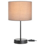 Table lamp PWL-1183 Ε27 anthracite-black D22x36.5cm - Image 2