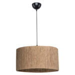 Ceiling light PWL-1184 Ε27 brown D40x20cm