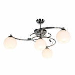 Ceiling light PWL-0966 Ε27 silver-white D65x35cm - Слика 2