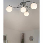 Ceiling light PWL-0966 Ε27 silver-white D65x35cm - Слика 3