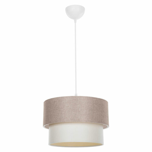 Ceiling light PWL-1194 Ε27 beige D30x19cm