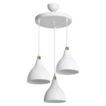 Ceiling light Lofty Ε27 white D40x80cm