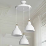 Ceiling light Lofty Ε27 white D40x80cm - Image 3