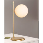 Table lamp Inclusive Ε27 golden 16.5x21x45cm - Image 3