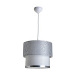 Ceiling light PWL-0963 Ε27 silver-white D30x55cm