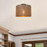 Single light Plega ceiling light brown pp D30x21cm - Image 2
