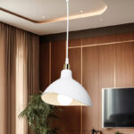 Single light ceiling lamp Oufoa pp in white shade D22x22cm - Слика 2