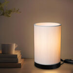 Table lamp Fana pvc in cream shade D14x21cm - Image 2