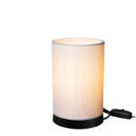 Table lamp Fana pvc in cream shade D14x21cm - Image 3