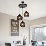Three-light ceiling light PWL-0973 I  E27 black D35x18cm - Image 2