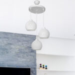 Three-light ceiling light PWL-0973 I  E27 white D35x18cm - Слика 2