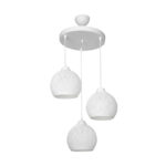 Three-light ceiling light PWL-0973 I  E27 white D35x18cm