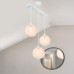 Three-light ceiling lamp PWL-0973 II E27 white 50x18x85cm - Image 2