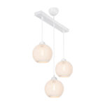 Three-light ceiling lamp PWL-0973 II E27 white 50x18x85cm - Image 3