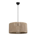 Lambu single-light ceiling lamp E27 in natural shade Φ40x20cm