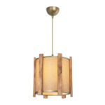 Lidya single-light ceiling lamp E27 in beige-sand shade Φ31.5x28cm - Слика 3