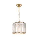 Lavina single-light ceiling lamp E27 in gold shade Φ20x20cm - Image 3