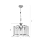 Lavina I E27 single-light ceiling lamp in gold shade Φ27x21cm - Слика 4