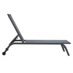 Sunbed Jaipur aluminium anthracite-textilene dark grey - Image 2