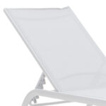 Sunbed Jaipur aluminium white-white textilene - Image 4