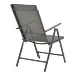 Armchair Candor anthracite metal and gray textilene 65x56x106cm - Слика 2