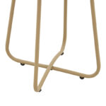 Τable Bramwell  metal beige D40x50cm - Image 4