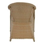Garden armchair Hadrian rattan brown-textilene beige 57x70x85cm - Слика 5