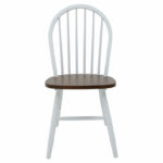 Chair Adalyn wood walnut-white legs - Слика 6