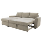 Corner sofa-bed right corner Belle beige 236x164x88cm - Image 2