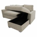 Corner sofa-bed left corner Belle beige 236x164x88cm - Слика 6