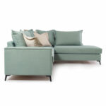 Corner sofa Boston left corner fabric ciel-cream 290x235x95cm - Image 4