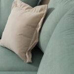 Corner sofa Boston left corner fabric ciel-cream 290x235x95cm - Image 6