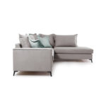 Corner sofa Boston right corner fabric elephant-ciel 290x235x95cm - Слика 3