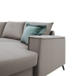 Corner sofa Fabulous reversible fabric elephant-ciel 240x165x95cm - Image 5