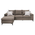 Corner sofa Fabulous reversible fabric mocha-cream240x165x95cm - Слика 2
