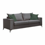 Verona living room set 2 pcs 2-3 seater anthracite mak14 - cypress cushions mak07 - Слика 2